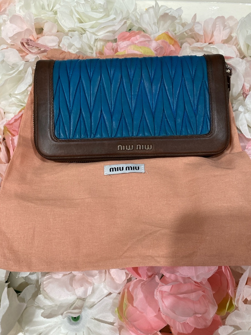 Miu Miu Matelasse Long Wallet